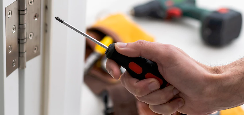 Fix A Broken Door Hole in Silver Lakes, California